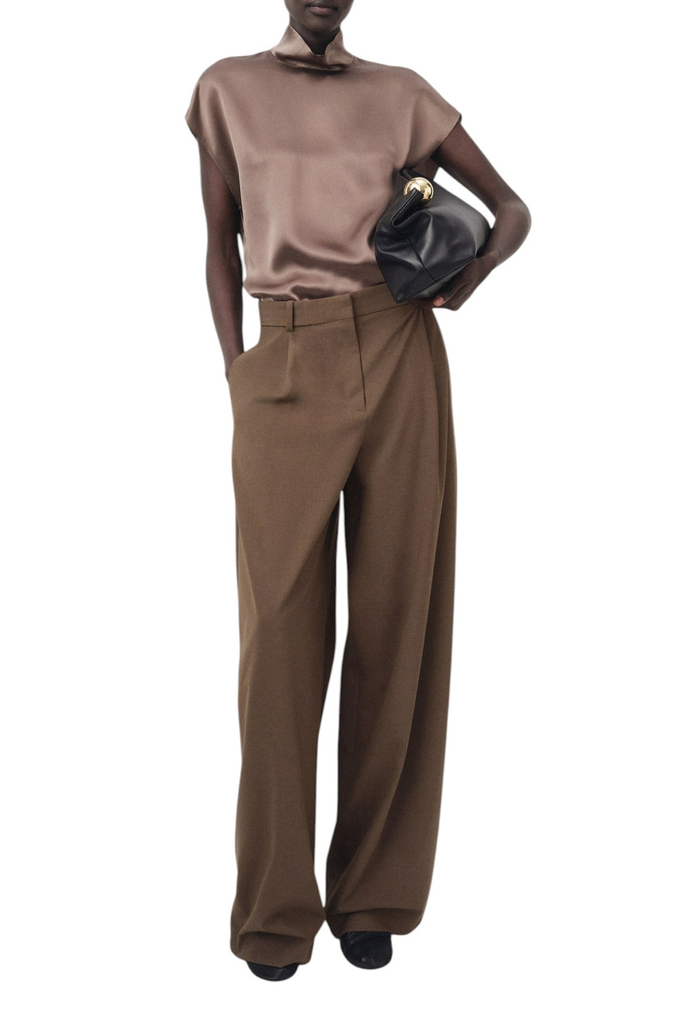 Женский Mango Блузка LUNAS из шелка (цвет ), артикул 17066348 | Фото 2