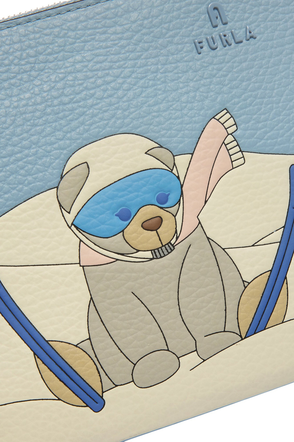 Женский Furla Клатч из натуральной кожи с рисунком (цвет ), артикул WE00451-BX4287 | Фото 4