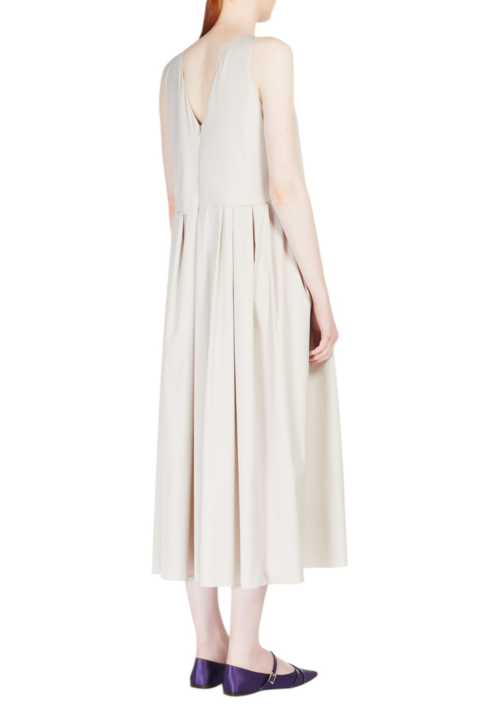 Женский Max Mara Платье MOIRA из смесового хлопка (цвет ), артикул 2519221103 | Фото 3