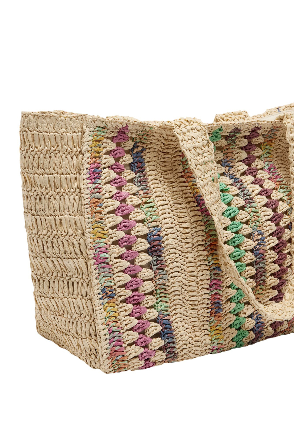 Женский Parfois Сумка-шопер соломенная (цвет ), артикул 233206 | Фото 4