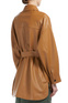 Weekend Max Mara Куртка SCENA из натуральной кожи с ремнем ( цвет), артикул 54760229 | Фото 4