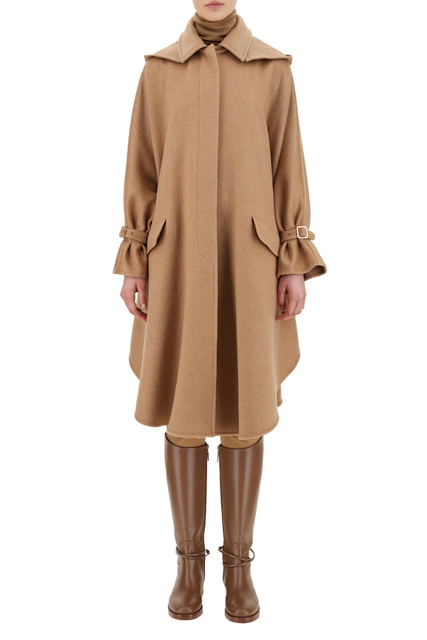 Пальто LECCE из верблюжьей шерсти|Основной цвет:Коричневый|Артикул:10161813 | Фото 2