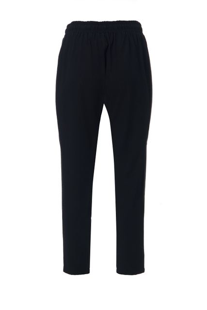 Укороченные брюки с лампасами|Основной цвет:Черный|Артикул:TA2016T8423 | Фото 2