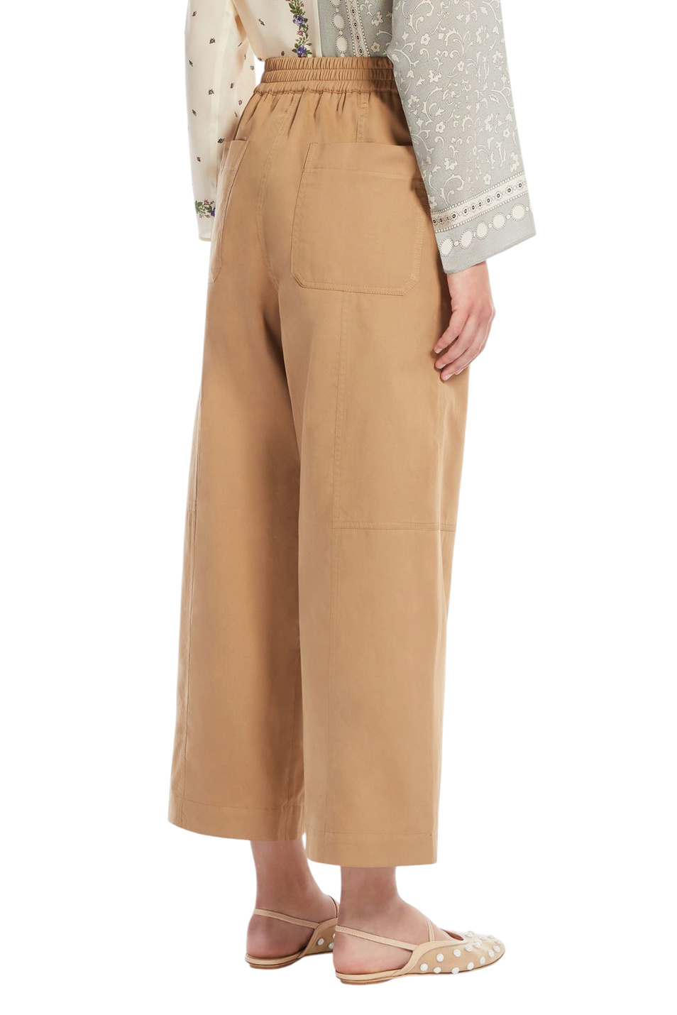 Женский Weekend Max Mara Брюки MILVA из хлопка (цвет ), артикул 2515131092 | Фото 4