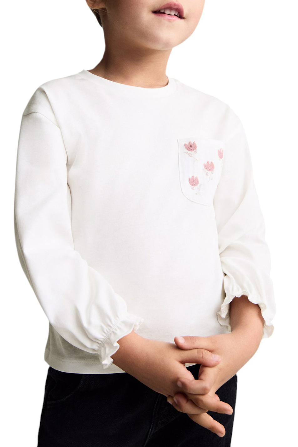 Малышкам девочкам Mango Kids Джемпер POPY из хлопка (цвет ), артикул 87050613 | Фото 4