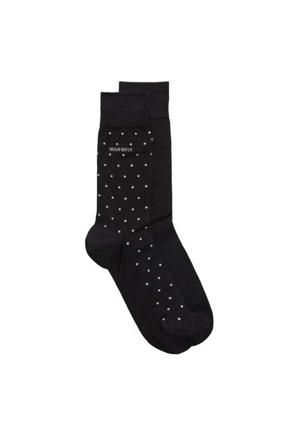 Комплект носков из смесового хлопка|Основной цвет:Черный|Артикул:50420239 | Фото 1