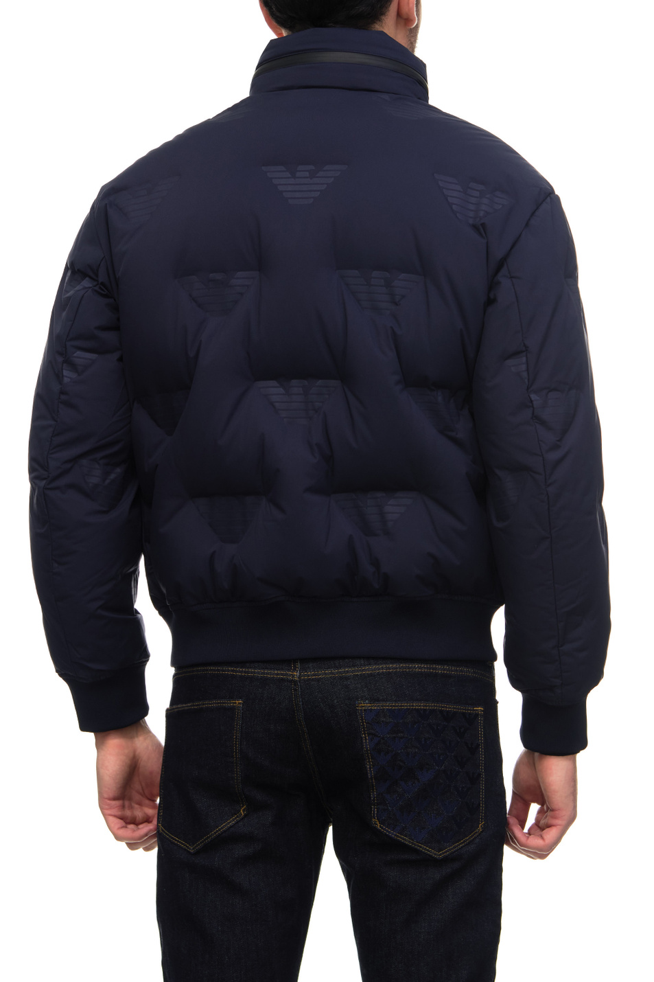 Мужской Emporio Armani Куртка на молнии с тисненым логотипом (цвет ), артикул 6L1BP4-1NNDZ | Фото 5