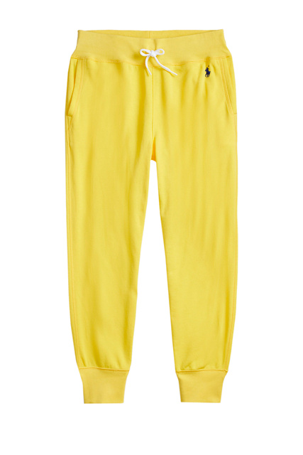 Спортивные брюки на кулиске|Основной цвет:Желтый|Артикул:211780215022 | Фото 1