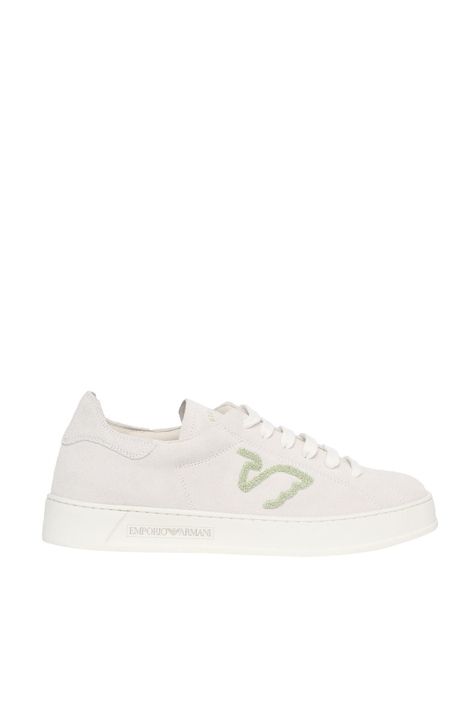 Женский Emporio Armani Кроссовки из натуральной кожи (цвет ), артикул X3X233-XR376 | Фото 1