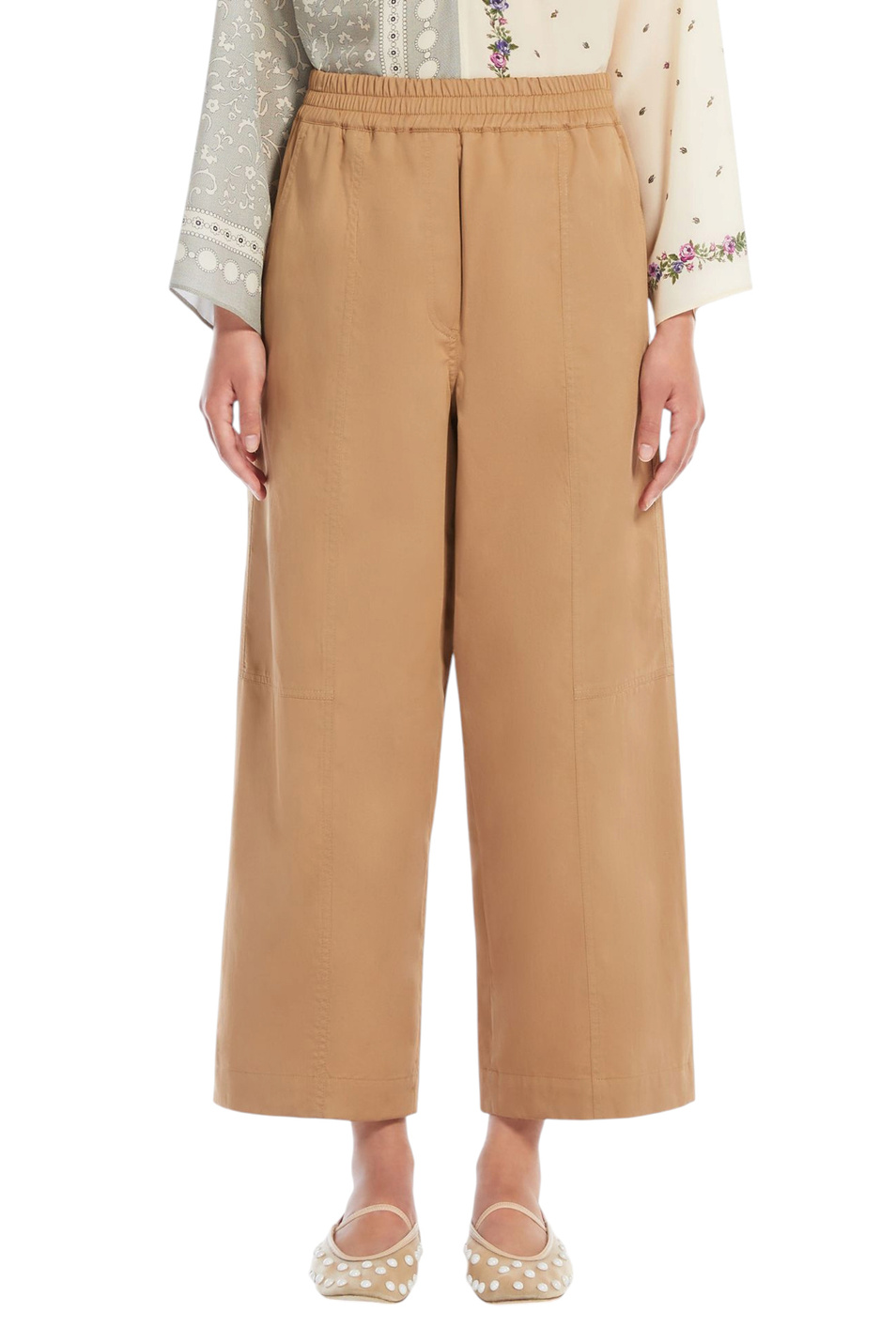 Женский Weekend Max Mara Брюки MILVA из хлопка (цвет ), артикул 2515131092 | Фото 3
