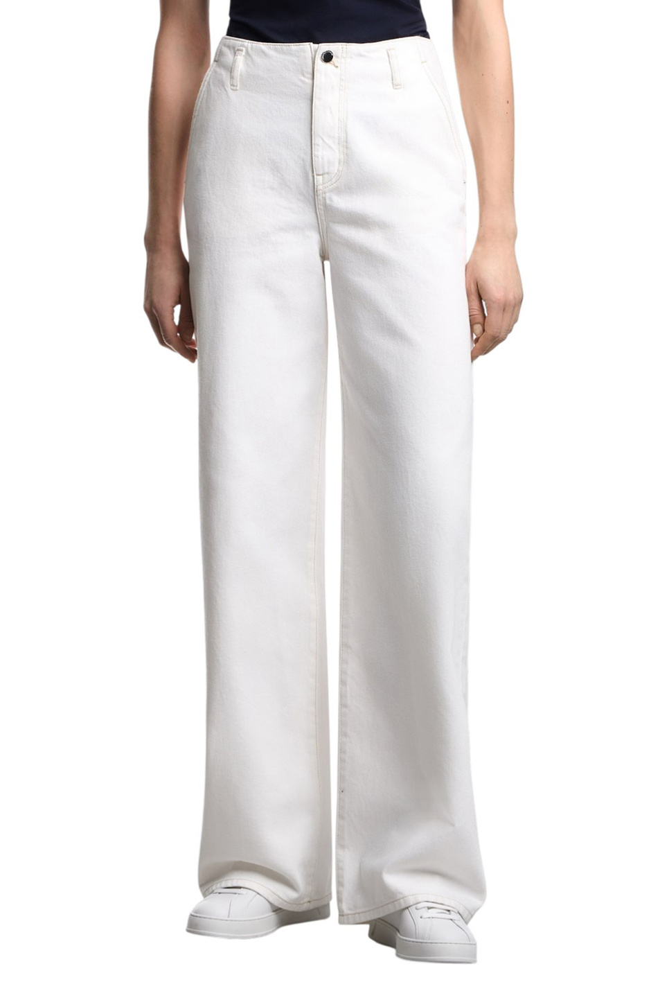 Женский Emporio Armani Джинсы из хлопка (цвет ), артикул EW003495-AF12426 | Фото 3