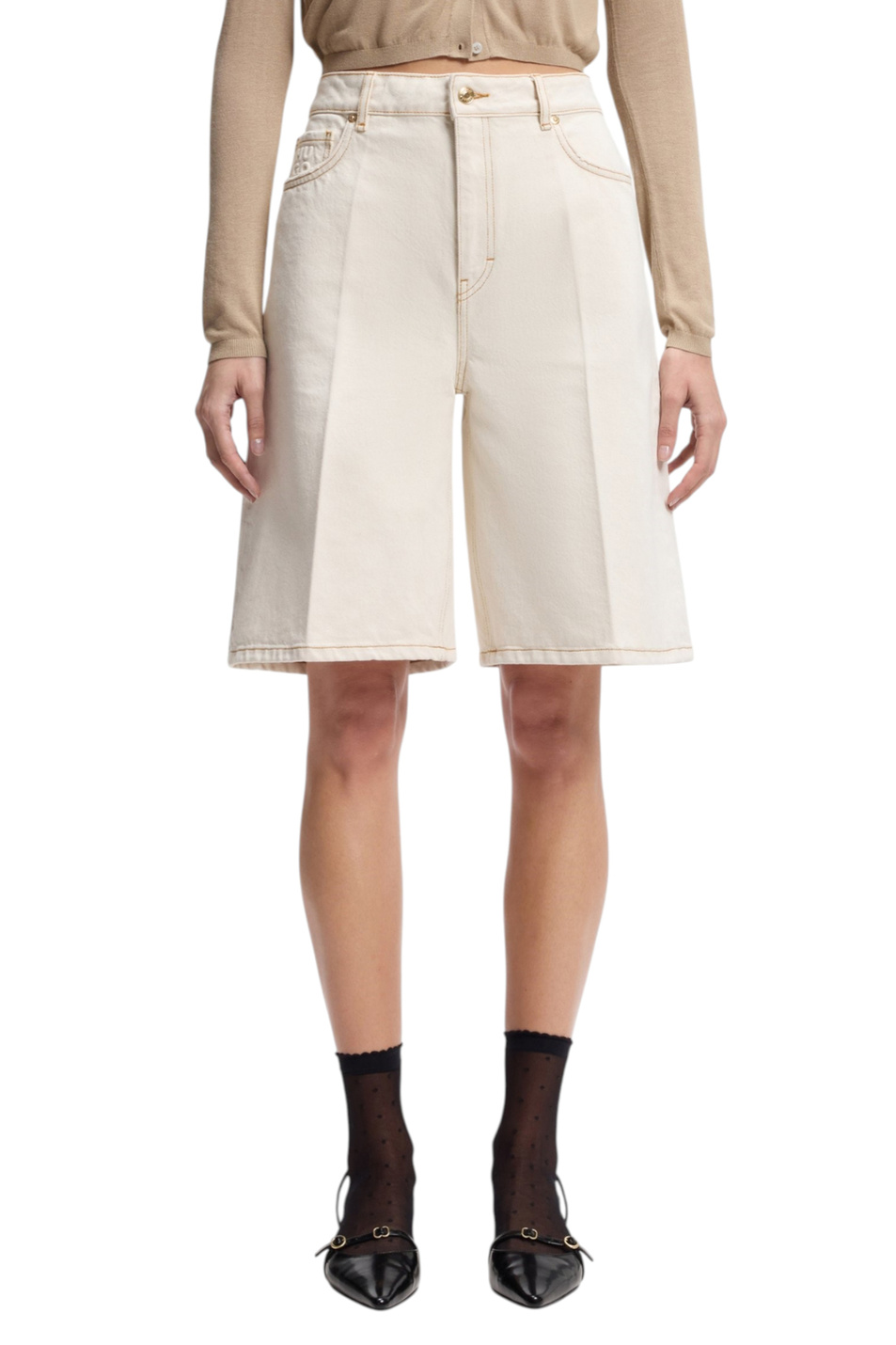 Женский HUGO Шорты Gelita джинсовые (цвет ), артикул 50557029 | Фото 3