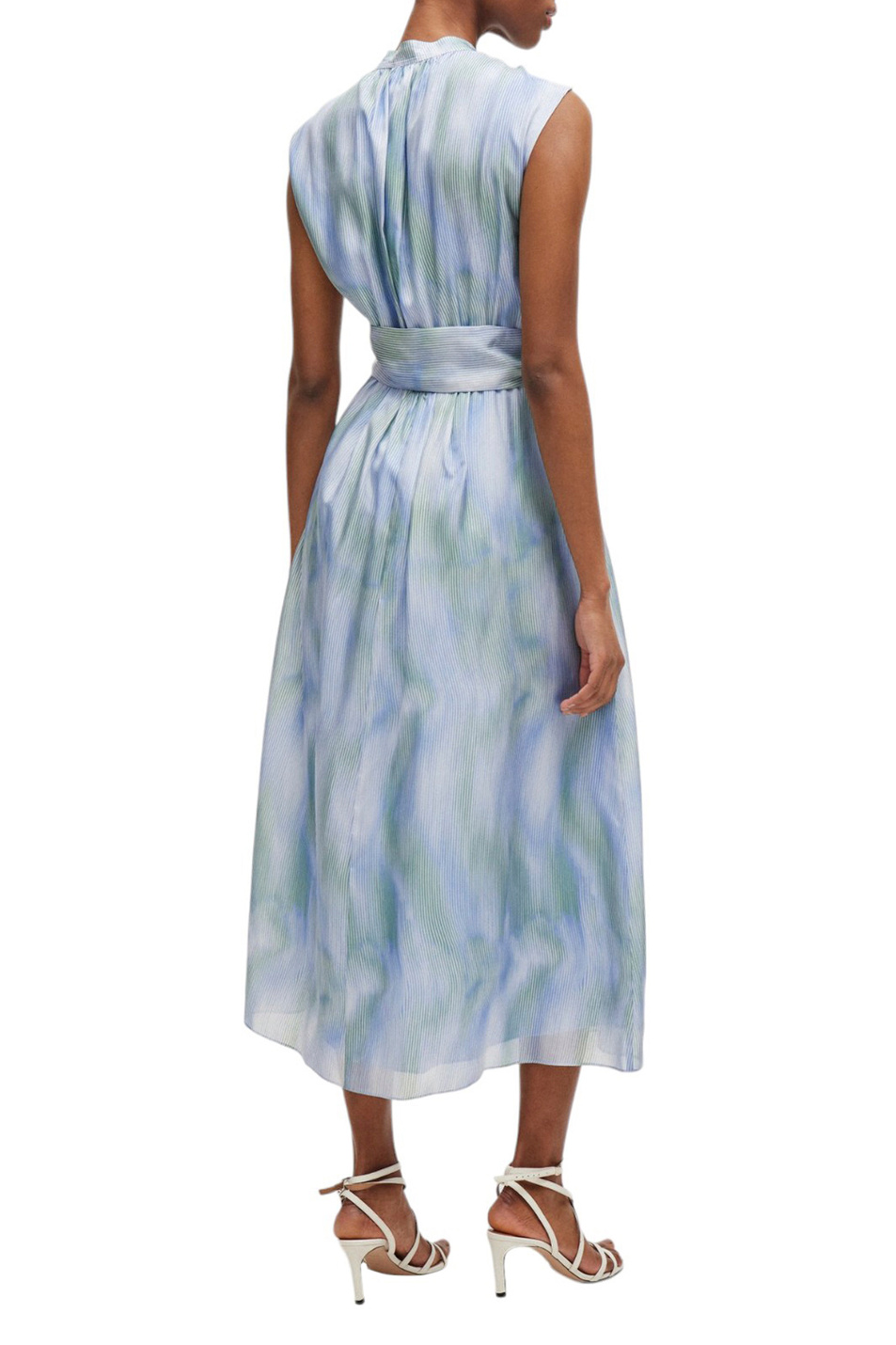 Женский BOSS Платье из натурального шелка (цвет ), артикул 50516007 | Фото 4