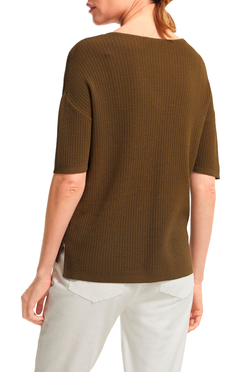 Женский Comma Пуловер с короткими рукавами из смесовой вискозы (цвет ), артикул 81.103.62.X002 | Фото 3