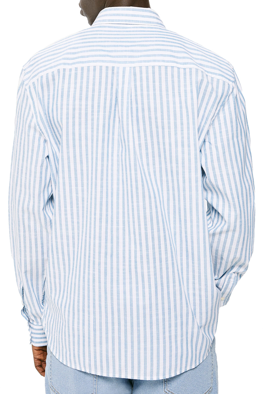 Мужской Springfield Рубашка из натурального хлопка в полоску (цвет ), артикул 0945744 | Фото 3