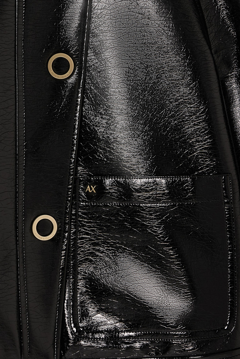 Женский Armani Exchange Куртка с эффектом мокрой кожи (цвет ), артикул XW001811-AF18859 | Фото 3