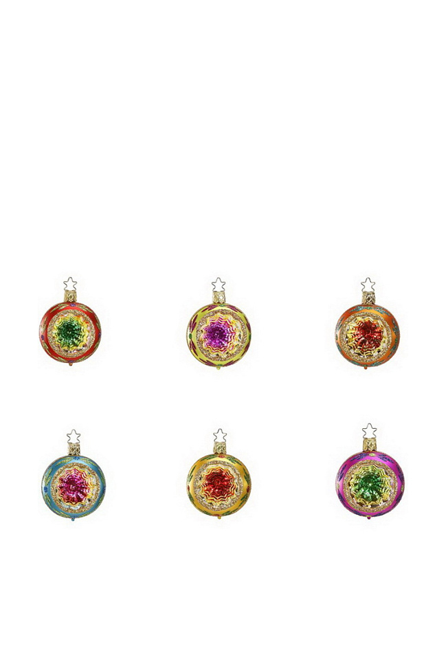 Елочный шар "Рождественские огоньки" 6 см|Основной цвет:Разноцветный Не имеет пола Inge's Christmas Елочный шар "Рождественские огоньки" 6 см (цвет ), артикул 20686R006 | Фото 1