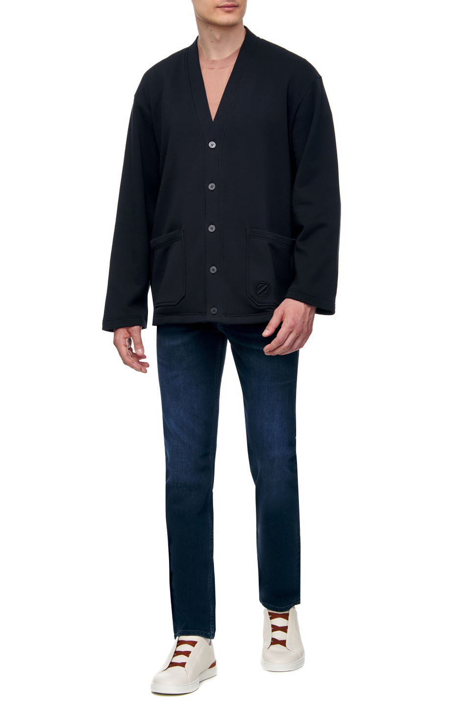 Мужской Zegna Однотонный кардиган с накладными карманами (цвет ), артикул N6MP01270 | Фото 2