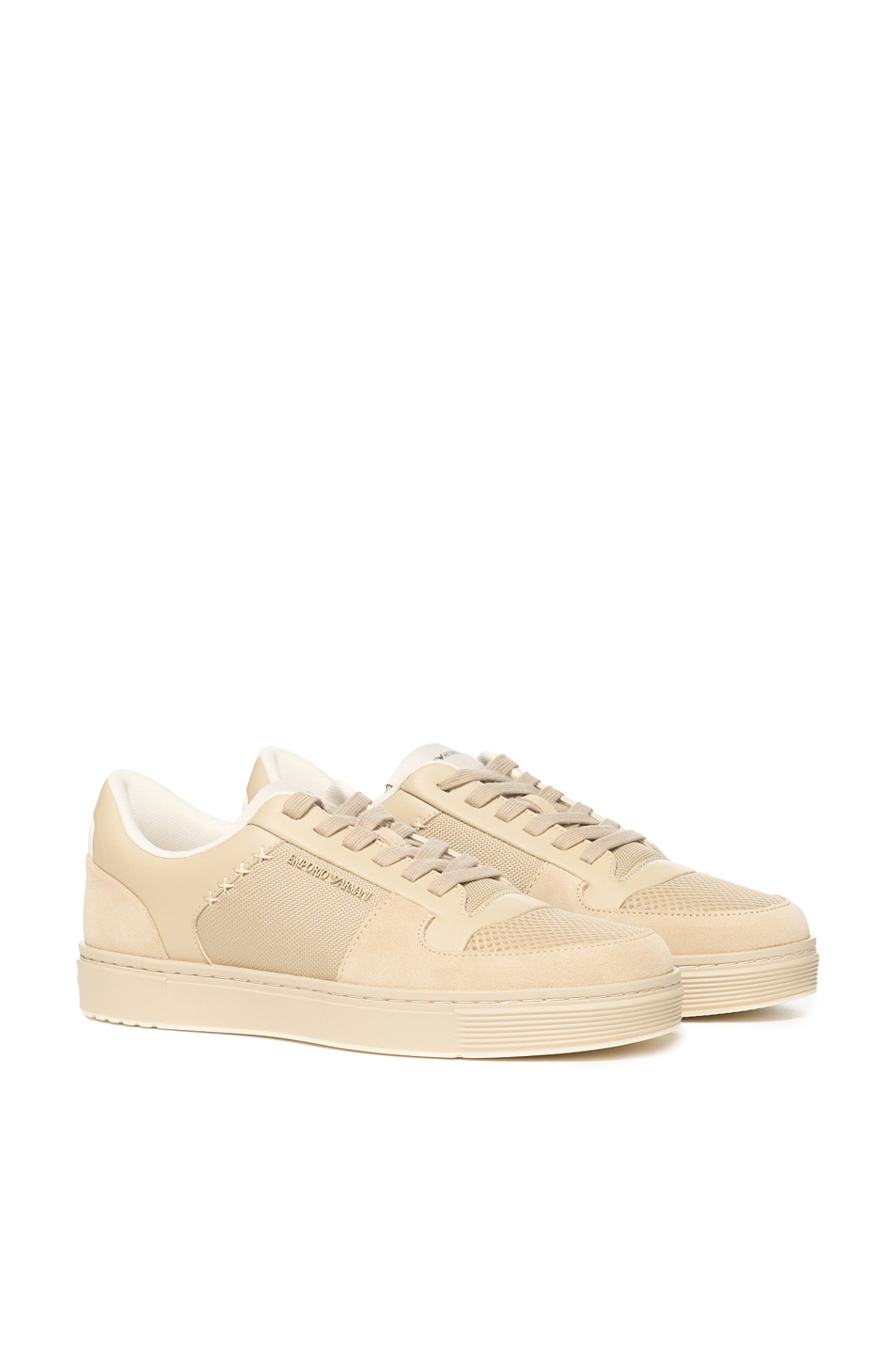 Мужской Emporio Armani Кеды из комбинированного материала (цвет ), артикул EM005293-AF24321 | Фото 2