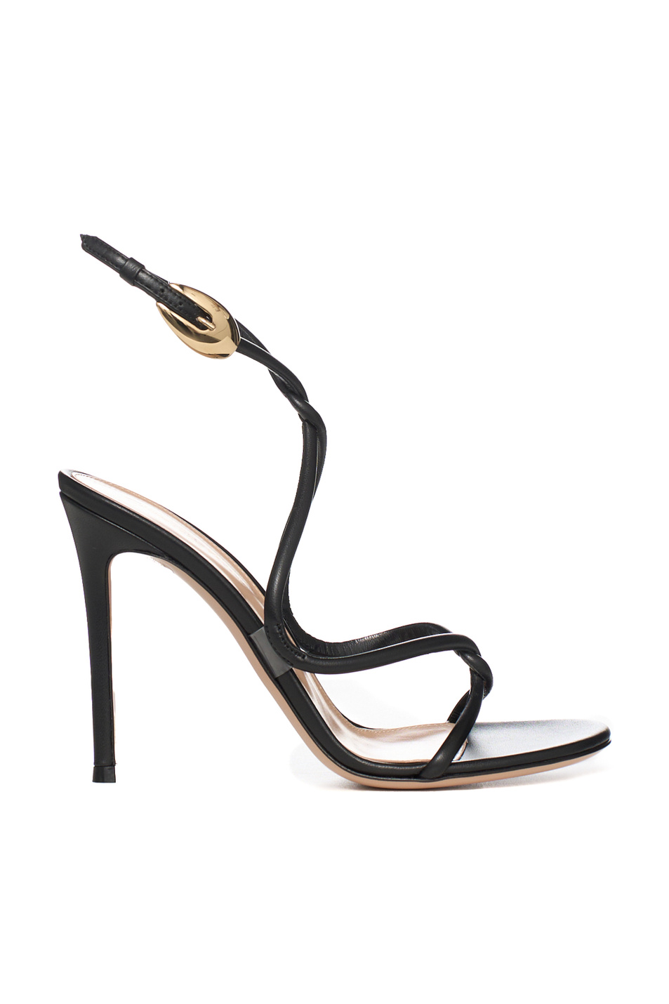 Босоножки MAMBA из натуральной кожи|Основной цвет:Черный Женский Gianvito Rossi Босоножки MAMBA из натуральной кожи (цвет ), артикул G32533.15RIC.NPYNETR | Фото 1