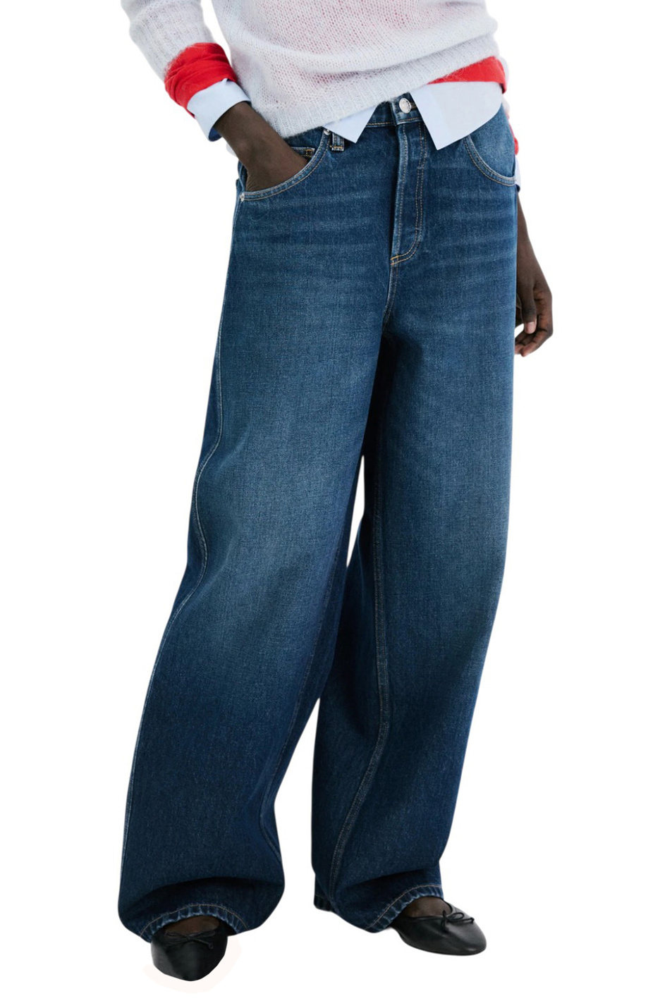 Женский Mango Джинсы ORLANDO со средней посадкой (цвет ), артикул 27024079 | Фото 3