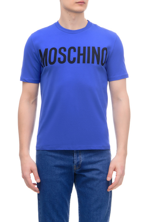 Moschino Футболка с крупным логотипом на груди ( цвет), артикул A0702-2039 | Фото 1
