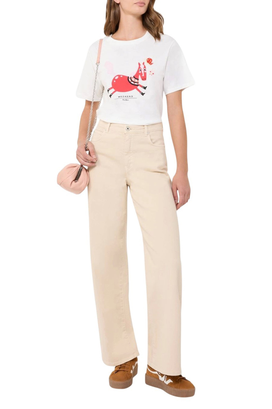 Женский Weekend Max Mara Футболка WEST из хлопка (цвет ), артикул 2615971041 | Фото 2