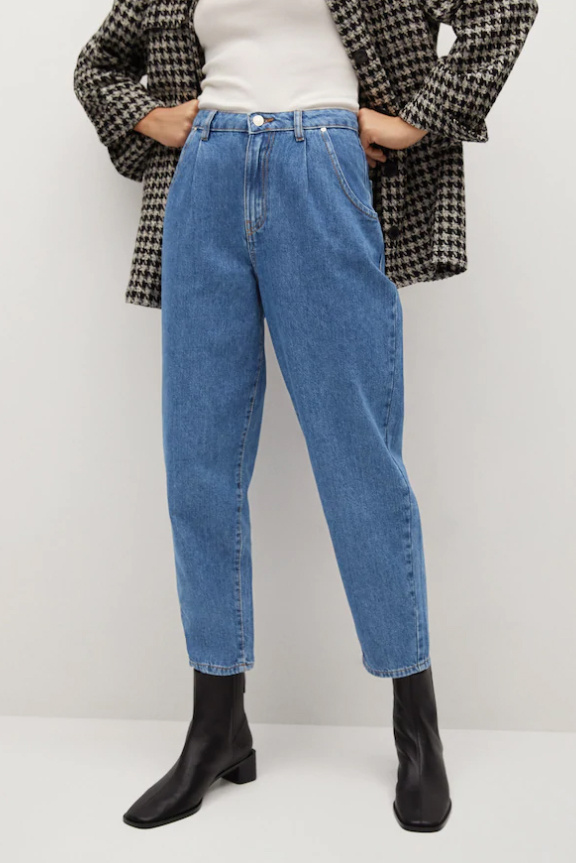 Женский Mango Джинсы slouchy Regina с завышенной талией (цвет ), артикул 87001061 | Фото 3