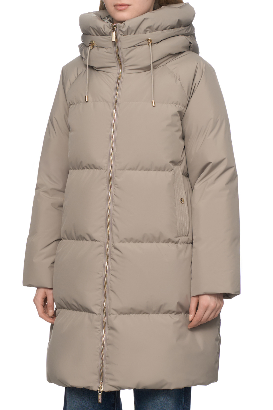 Полупальто CLELIA-STP|Основной цвет:Бежевый Женский MooRER Полупальто CLELIA-STP (цвет ), артикул MODGI101022-TEPA023-CLELI | Фото 4