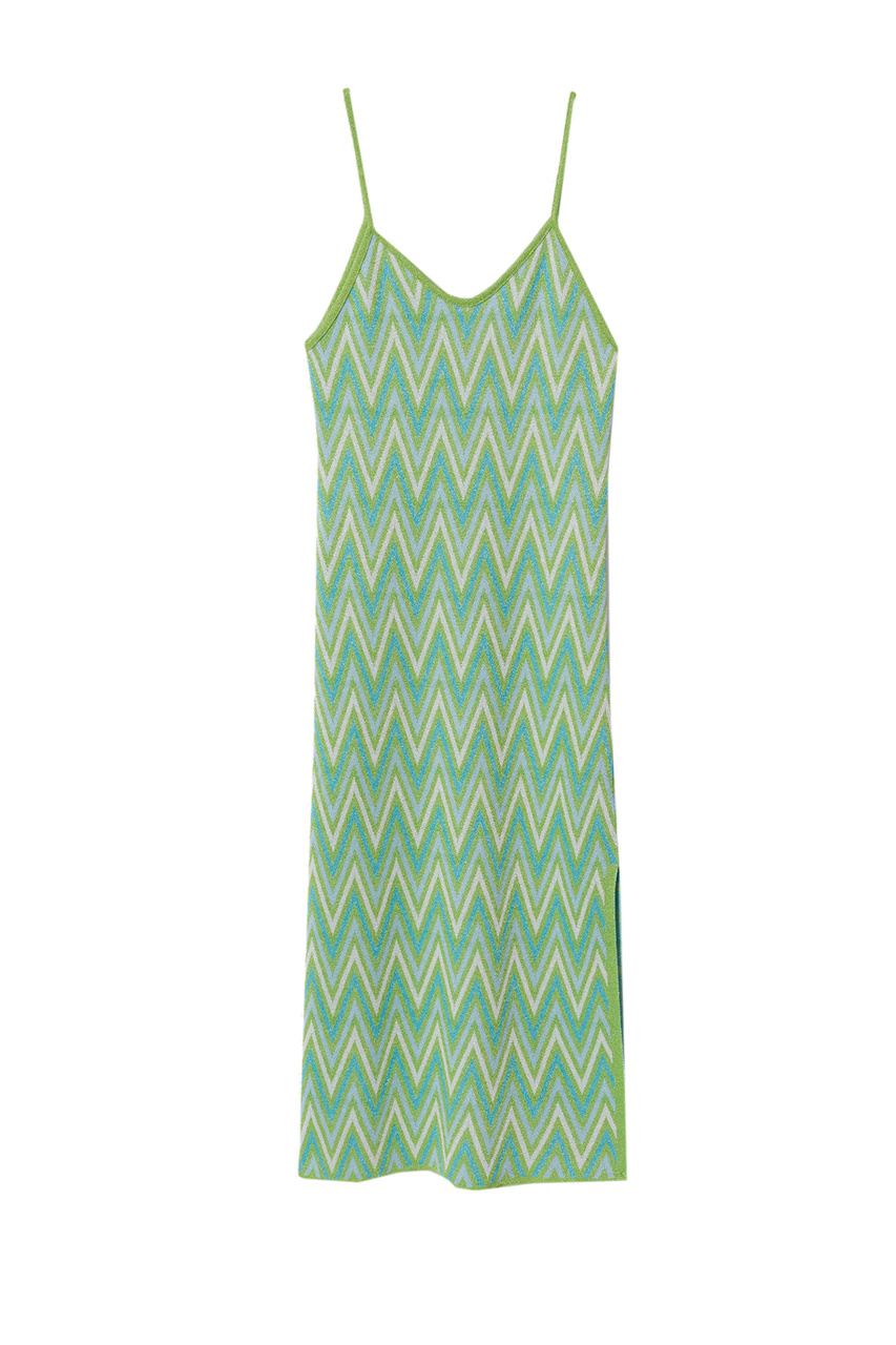 Трикотажное платье MASSIEL|Основной цвет:Зеленый|Артикул:27067886 | Фото 1