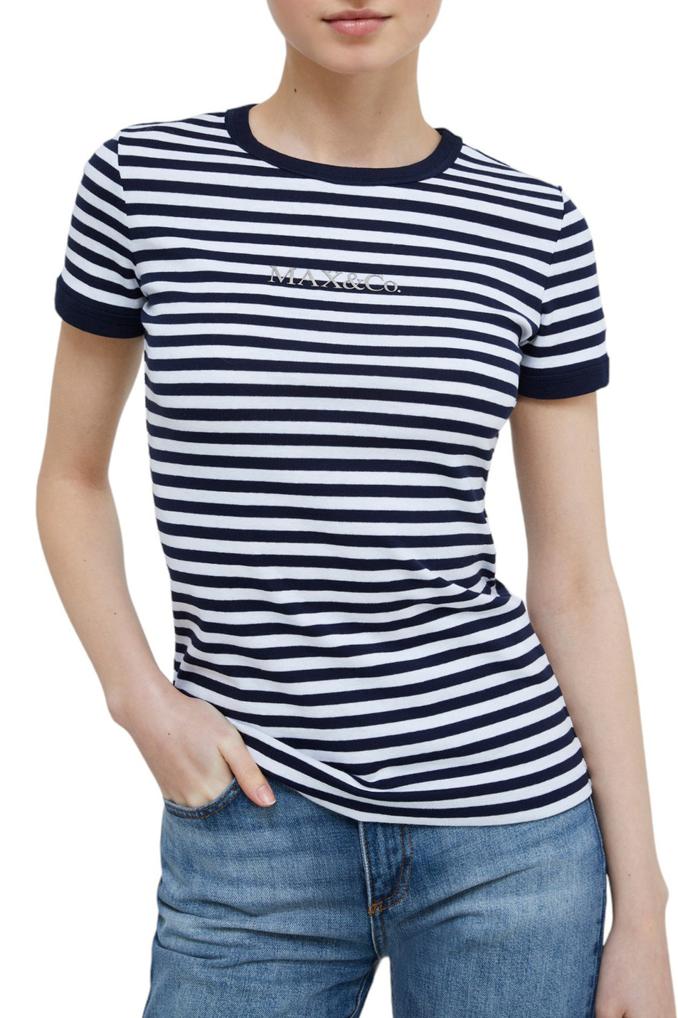 Женский MAX&Co. Футболка LOGOTEE с логотипом (цвет ), артикул 2528976014 | Фото 3