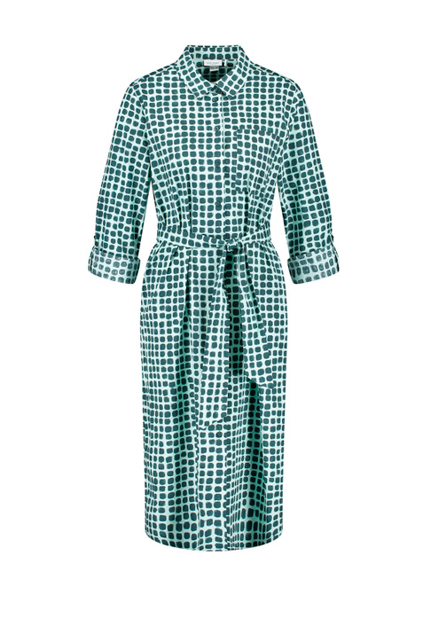 Gerry Weber Платье-рубашка из эластичного хлопка с принтом ( цвет), артикул 780031-31514 | Фото 1
