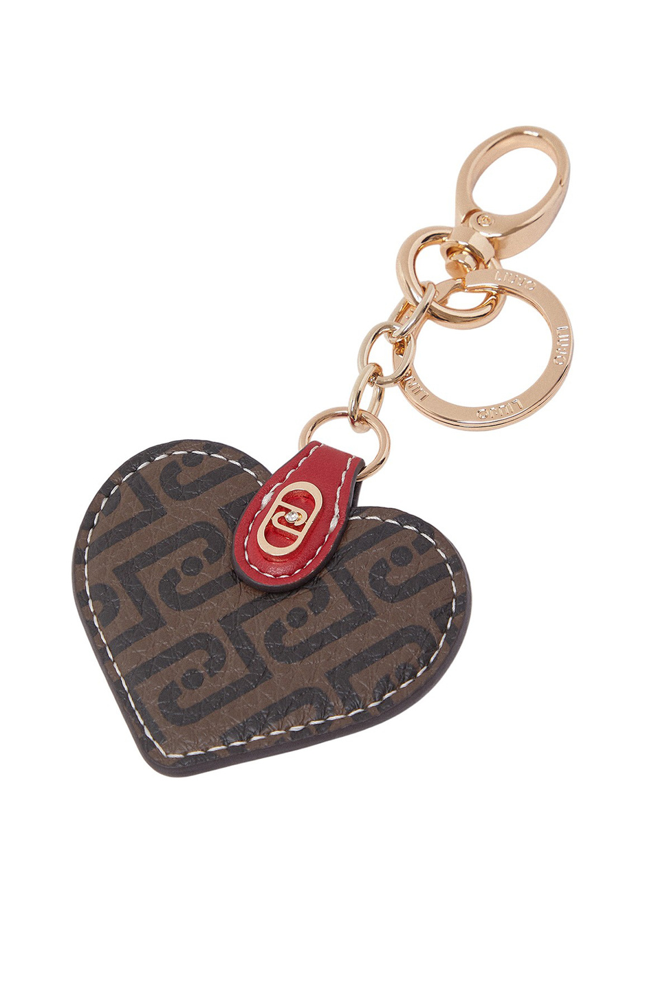 Брелок для ключей в виде сердца|Основной цвет:Коричневый Женский Liu Jo Брелок для ключей в виде сердца (цвет ), артикул AA6207E1118 | Фото 2