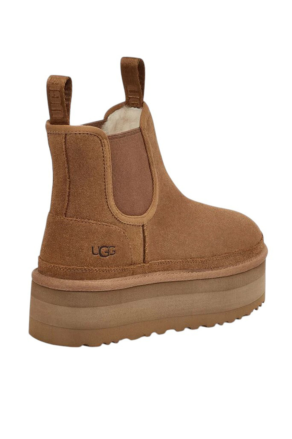 Женский UGG Угги Neumel Platform Chelsea из натуральной замши (цвет ), артикул 1134526 | Фото 4