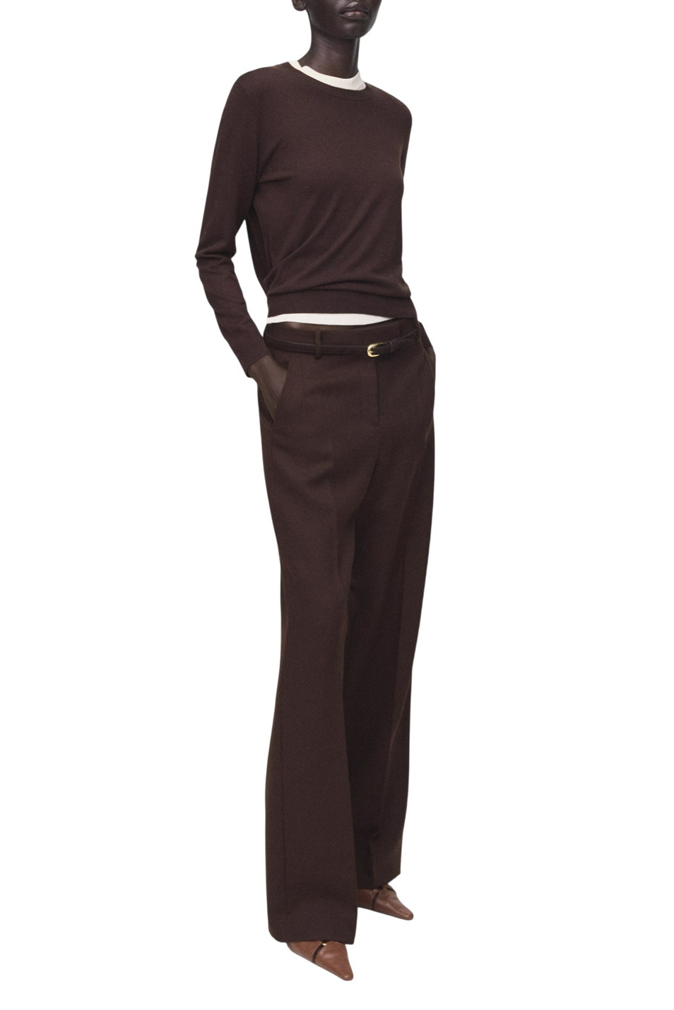 Женский Mango Джемпер LUCCA с круглым вырезом (цвет ), артикул 27031275 | Фото 2