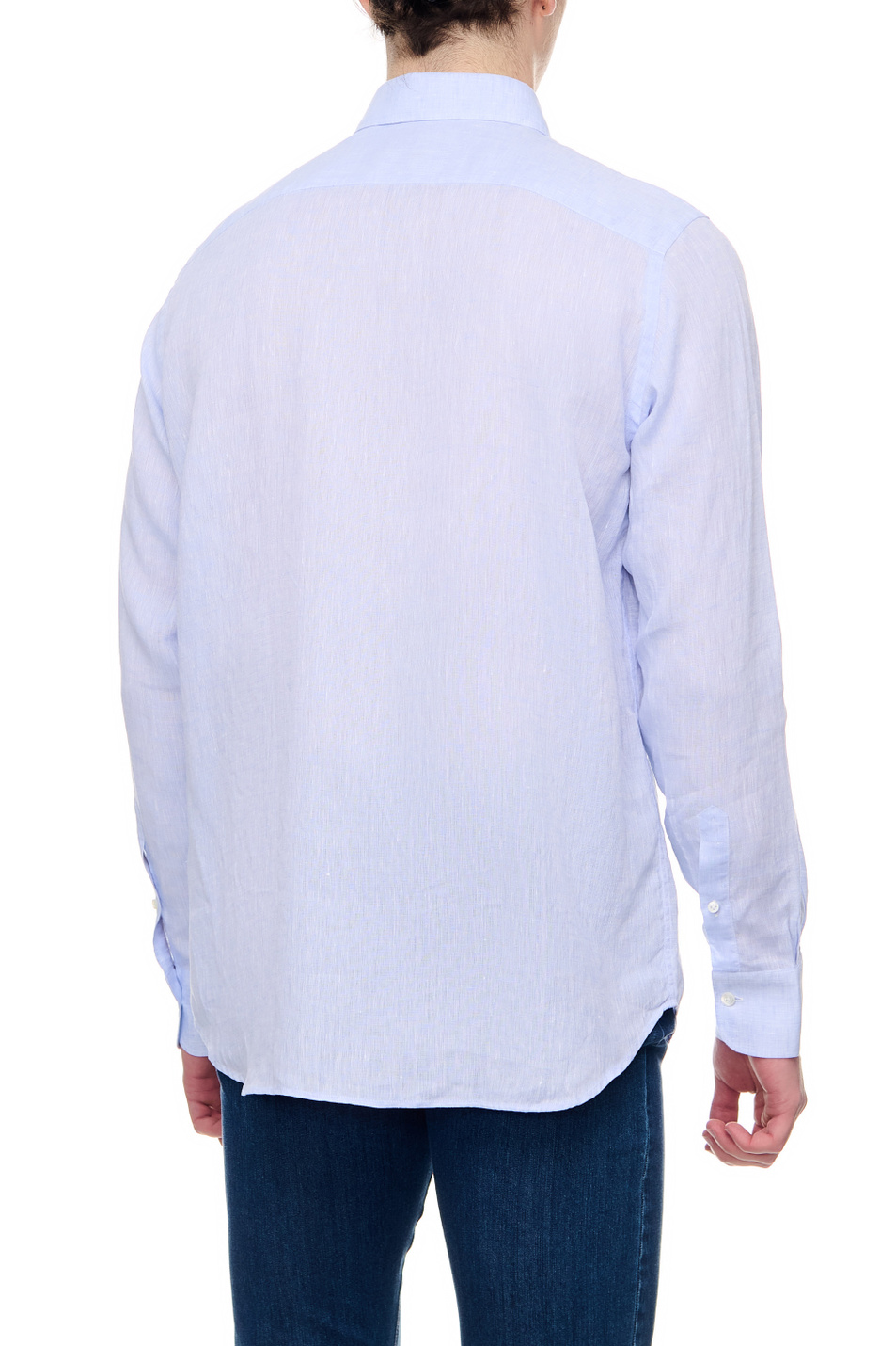 Мужской Canali Рубашка из чистого льна (цвет ), артикул L777GL02857 | Фото 4