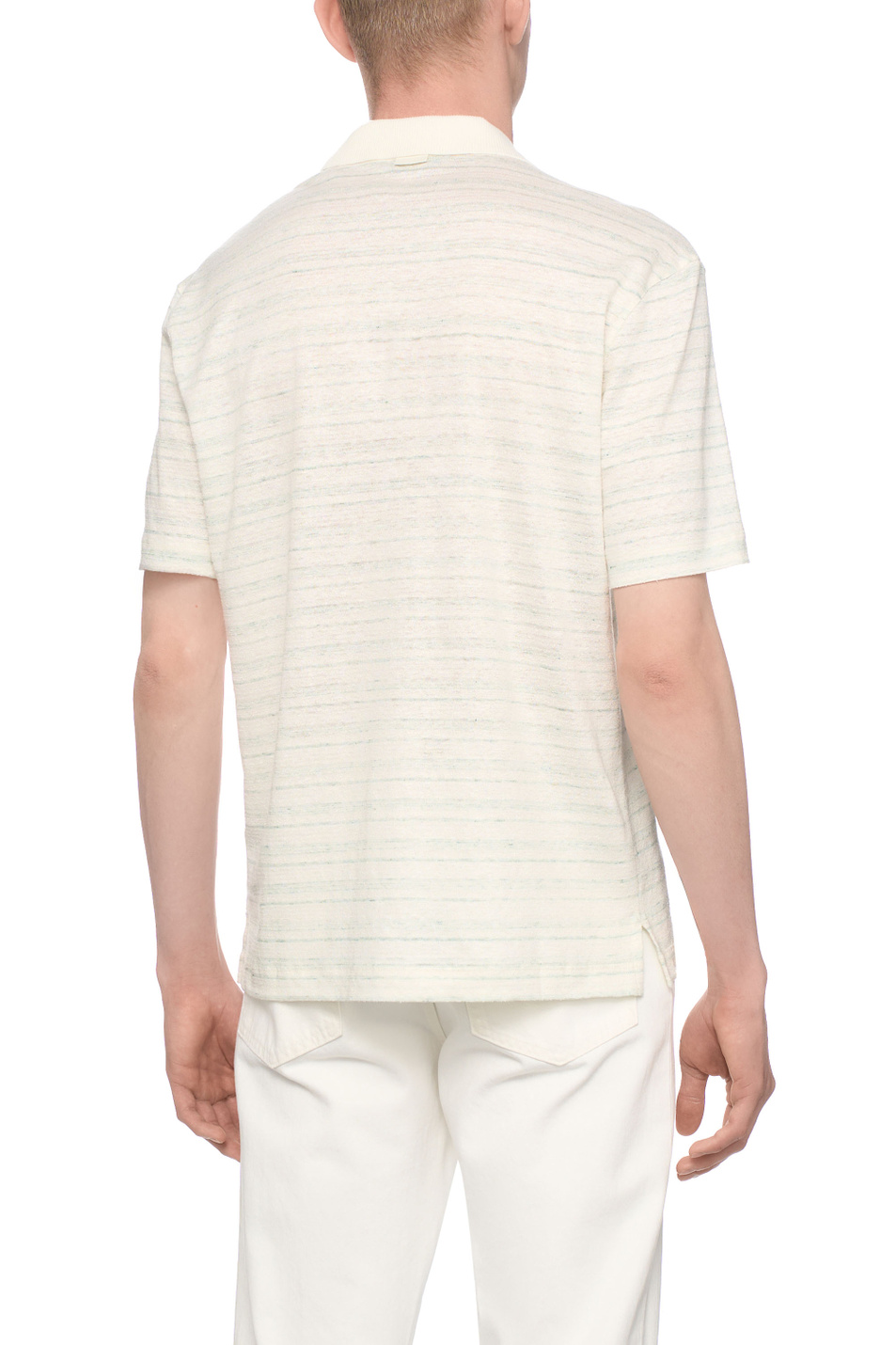 Мужской Zegna Поло из смесового льна (цвет ), артикул UF342A9-F709R-T09 | Фото 5