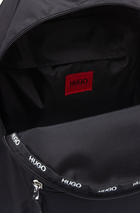HUGO Рюкзак Reborn из переработанной ткани с принтом логотипа ( цвет), артикул 50452695 | Фото 3