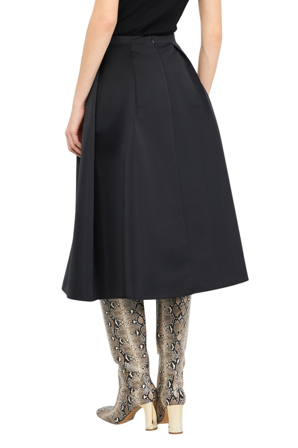 Женский Liu Jo Юбка-миди со складками (цвет ), артикул MF5335T071A | Фото 4