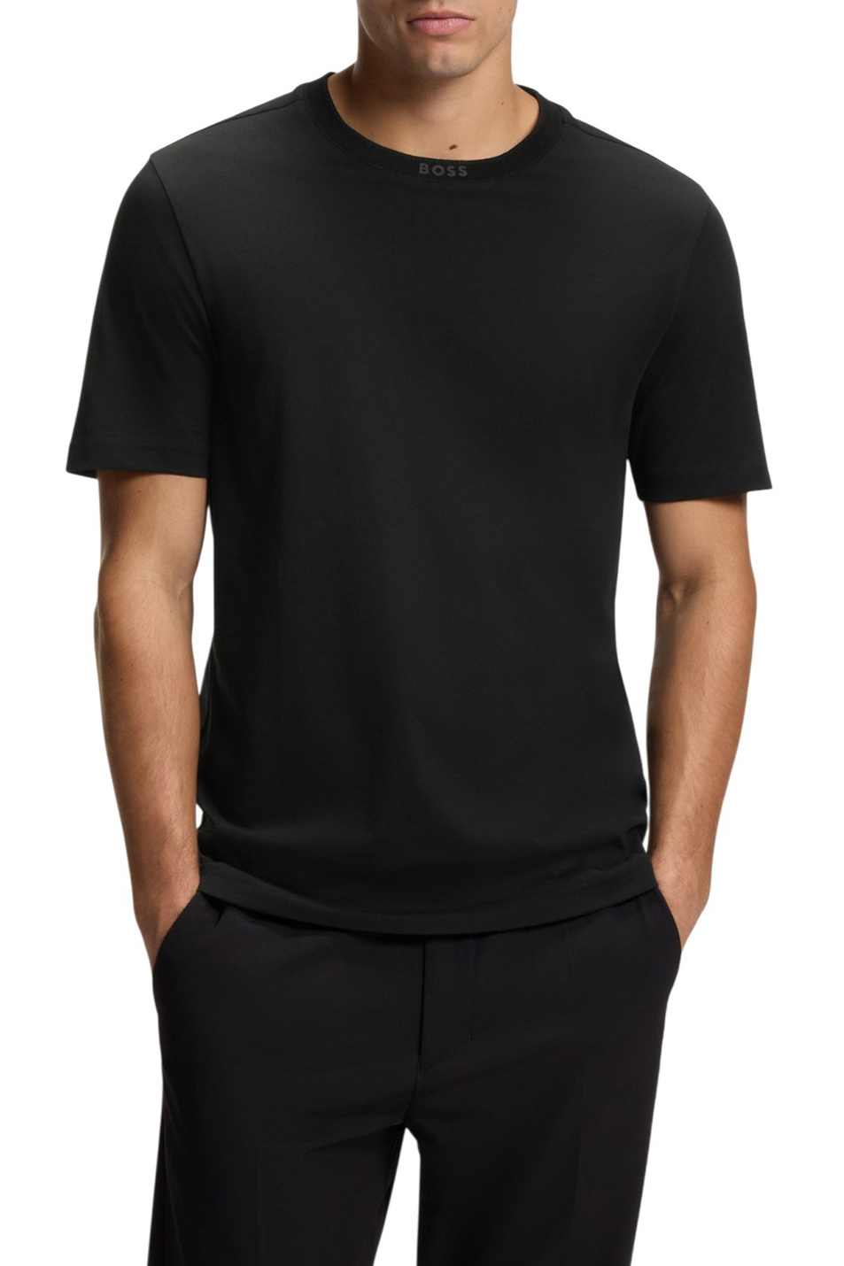 Мужской BOSS Футболка из хлопка (цвет ), артикул 50554862 | Фото 3