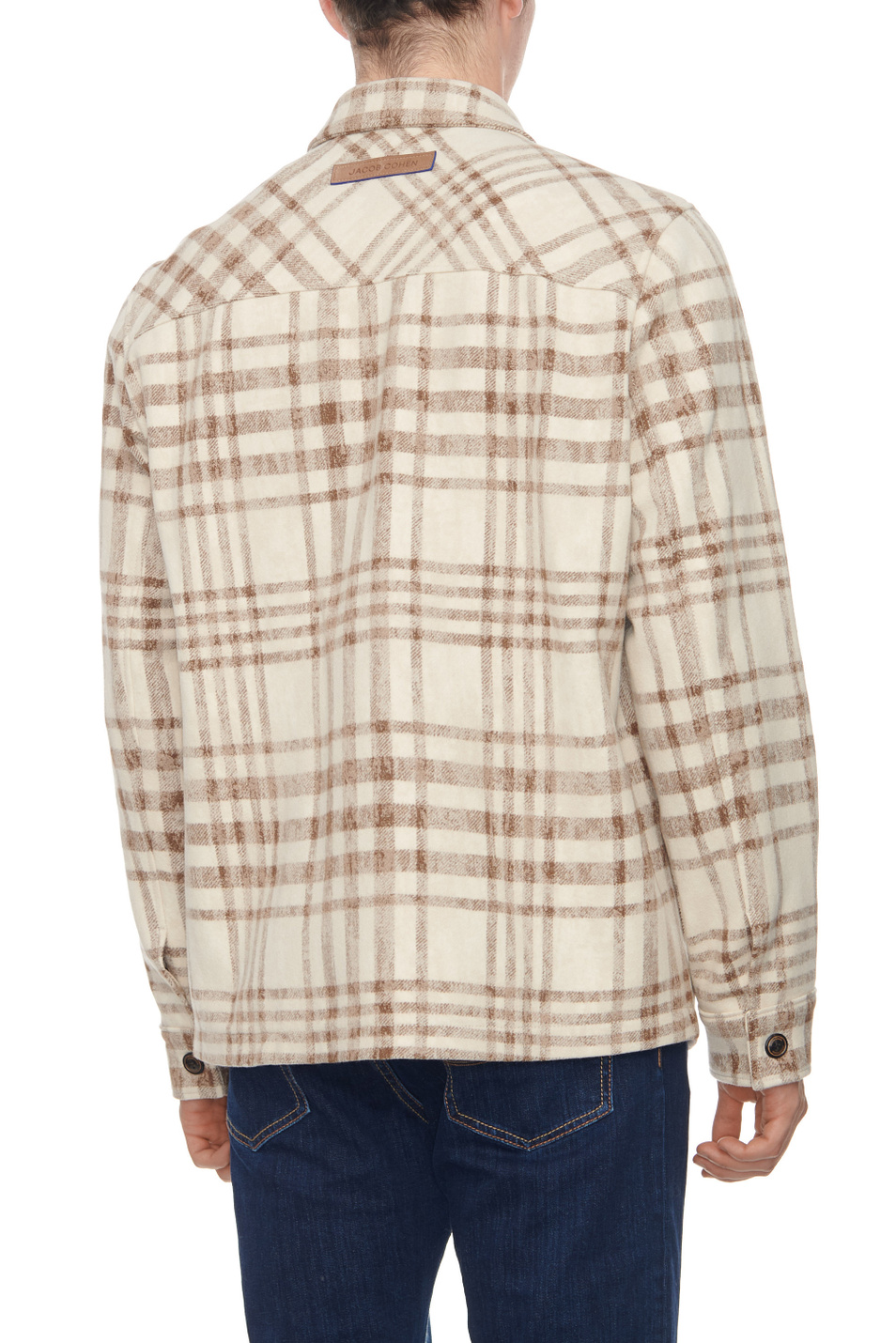 Мужской Jacob Cohen Куртка-рубашка из смесовой пряжи альпаки (цвет ), артикул UE00280T578A | Фото 3