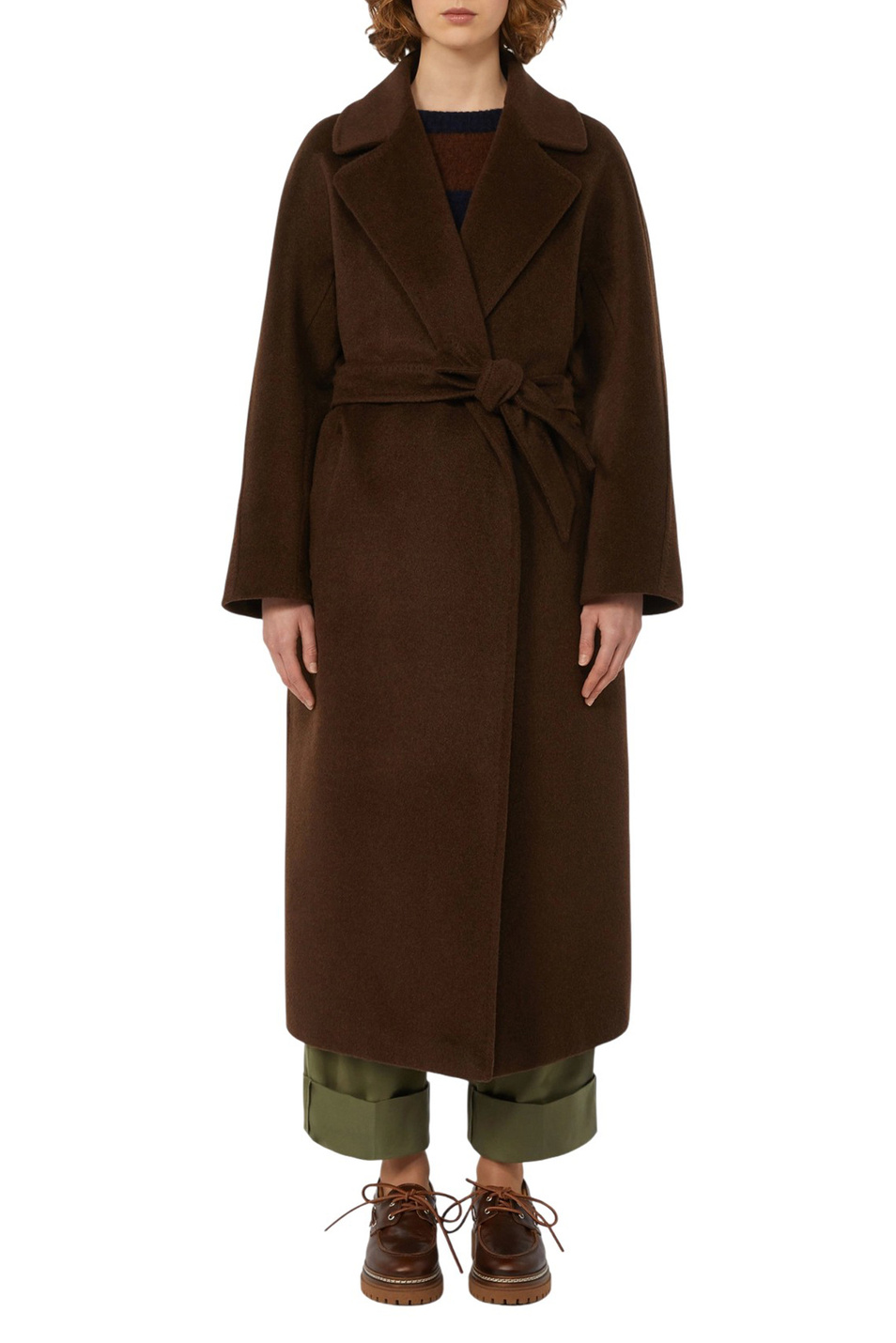 Женский Weekend Max Mara Пальто TEMPERA из смеси шерсти альпаки (цвет ), артикул 2525016082 | Фото 3