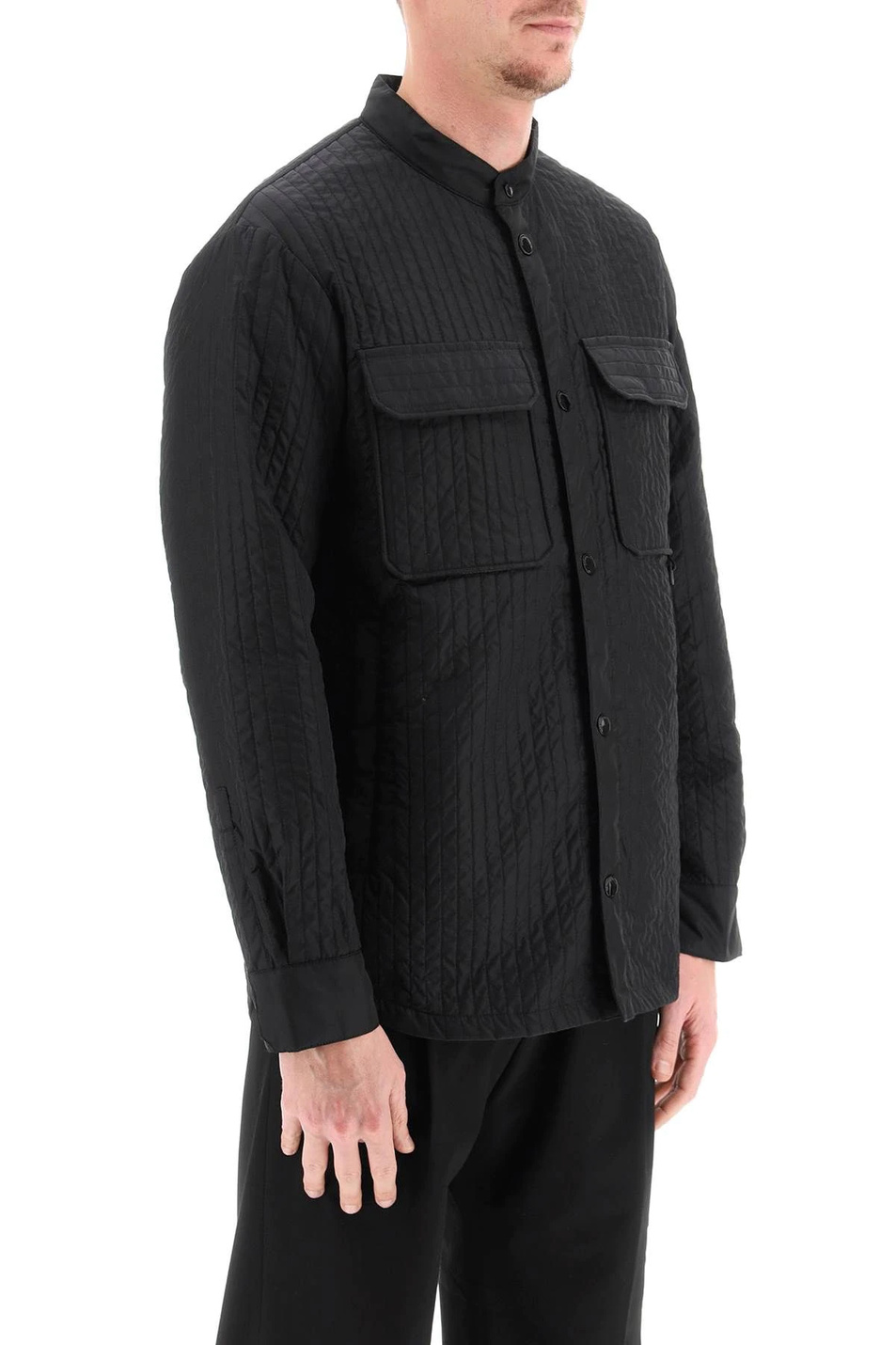 Мужской Emporio Armani Куртка на кнопках с накладными карманами (цвет ), артикул 3R1BB7-1NRIZ | Фото 3