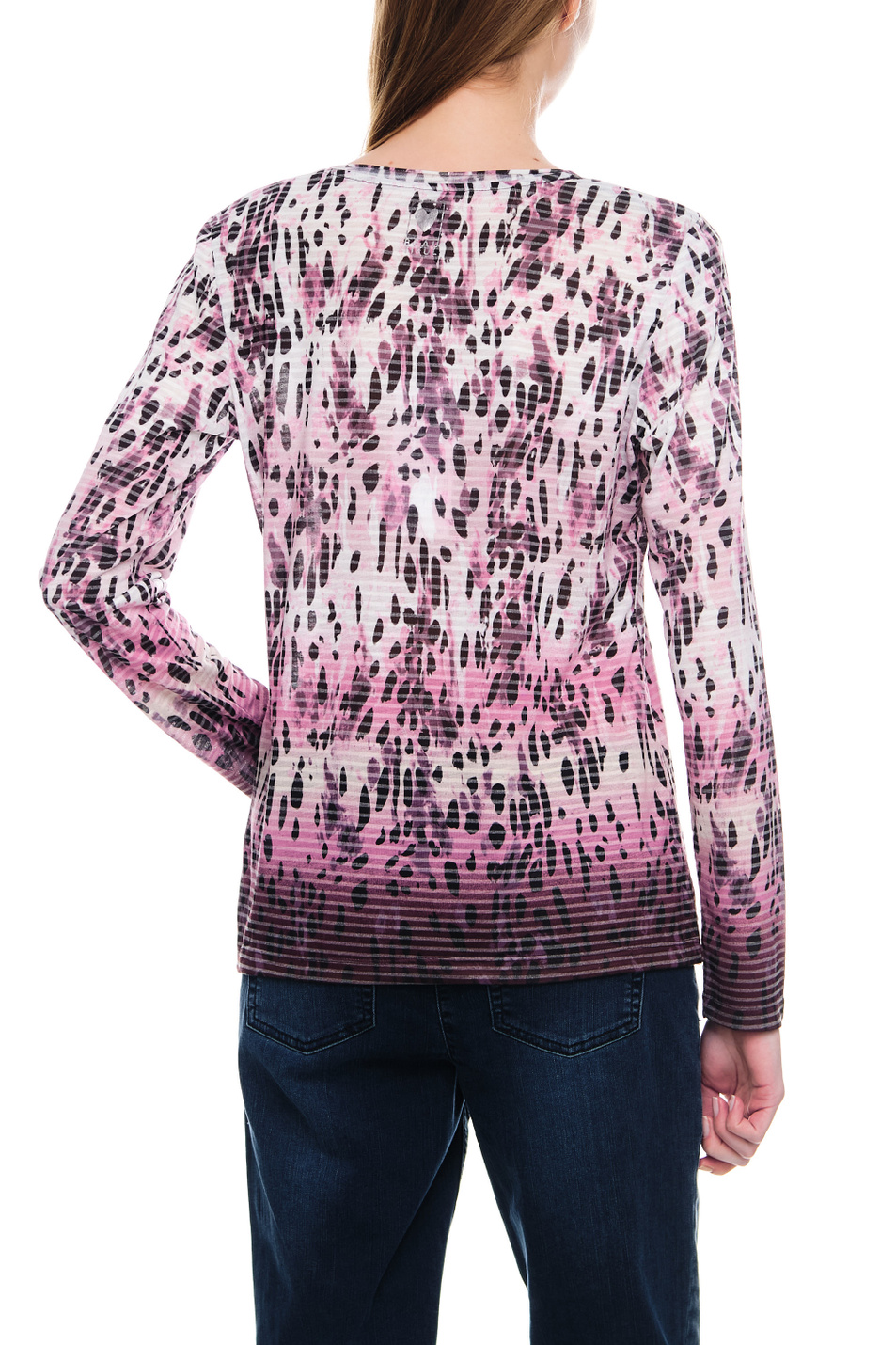 Женский Gerry Weber Джемпер с круглым вырезом и принтом (цвет ), артикул 770055-44048 | Фото 6