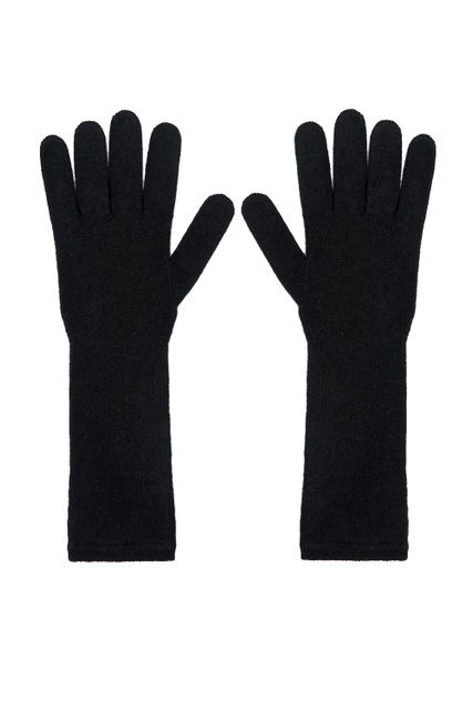 Перчатки OGLIO из кашемира|Основной цвет:Черный|Артикул:45660223 | Фото 1
