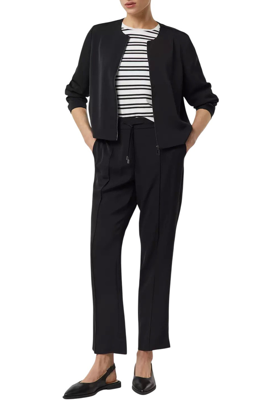 Женский Comma Футболка с люрексом (цвет ), артикул 2176884 | Фото 2