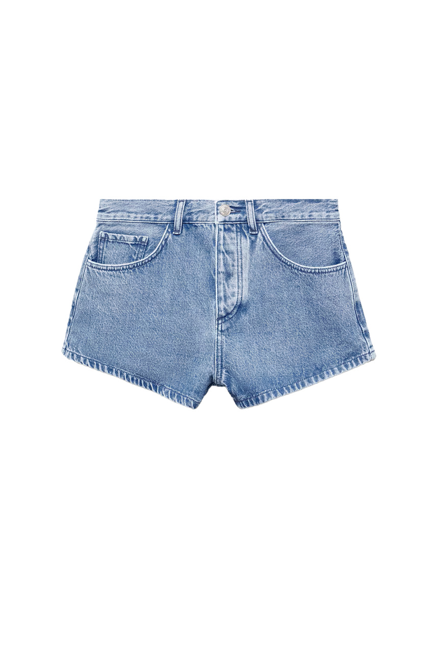 Шорты ROWAN джинсовые из натурального хлопка|Основной цвет:Синий|Артикул:67067143 | Фото 1
