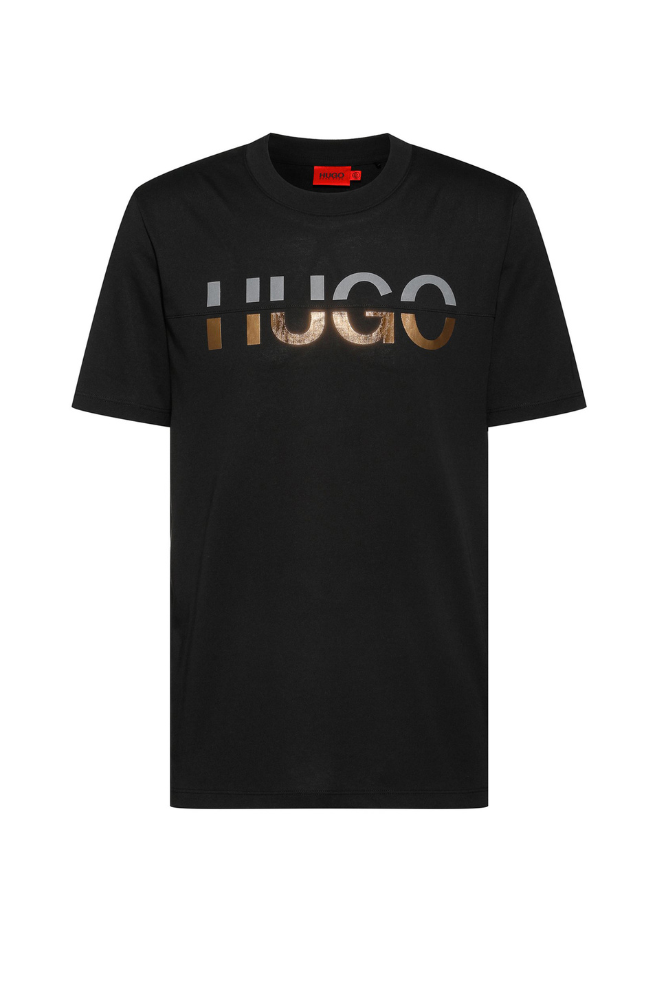 HUGO Футболка с "разрезным" логотипом (цвет ), артикул 50466496 | Фото 1
