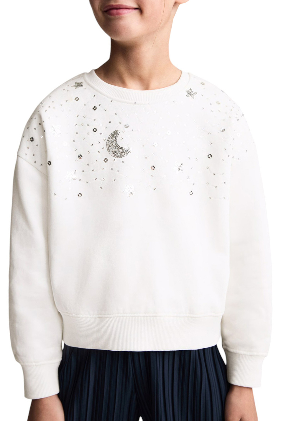 Девочкам Mango Kids Свитшот CONSTE с пайетками (цвет ), артикул 77039237 | Фото 4