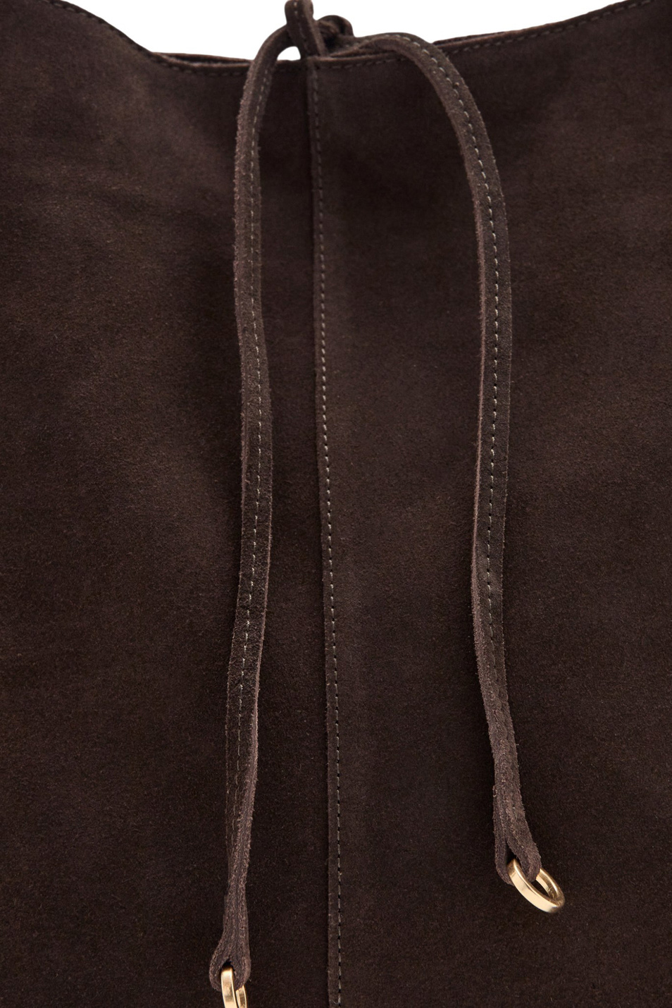 Женский Mango Сумка MANDRI из натуральной замши (цвет ), артикул 27071224 | Фото 4